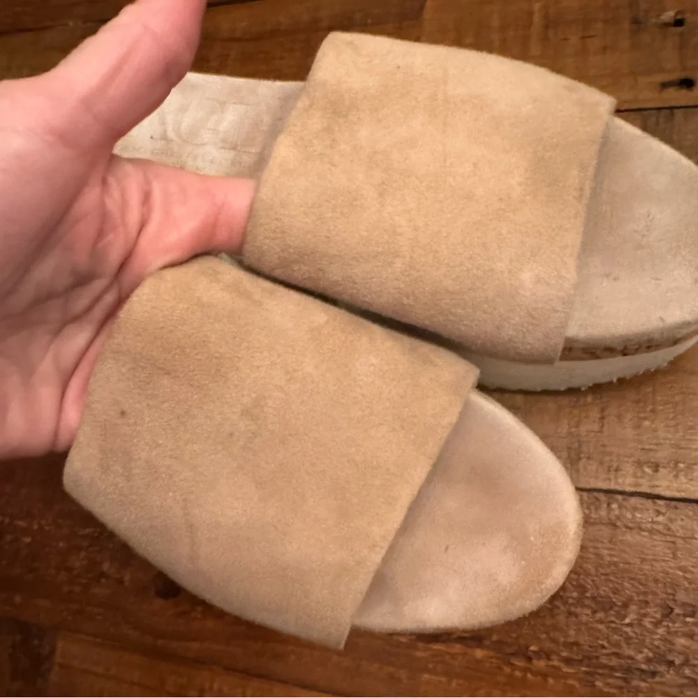 AGL‎ Suede Slide Platform Sandals